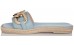 Sante γαλάζια espadrilla με χρυσή αλυσίδα 21-123 NEW ARRIVALS